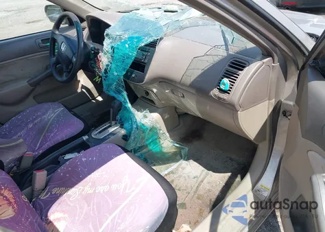 2001 Honda Civic Ex из США, поврежденный, VIN 2HGES26751H531760